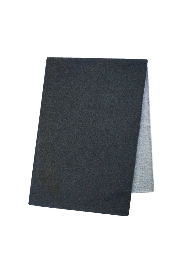 YIBRI Two-Tone Reversible Wool Rectangle Scarf