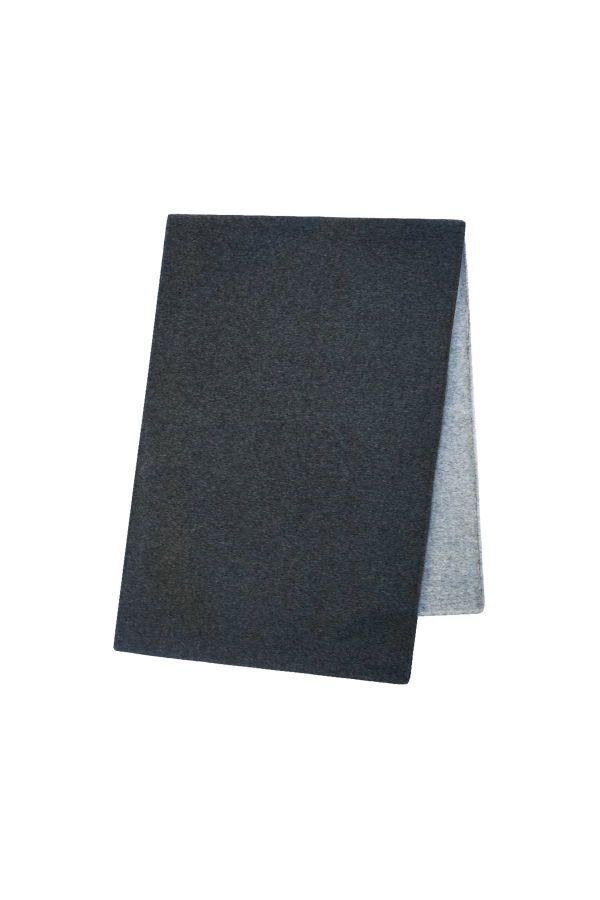 YIBRI Two-Tone Reversible Wool Rectangle Scarf