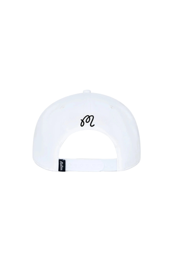 MALBON GOLF Yacht Club Snapback Hat - White