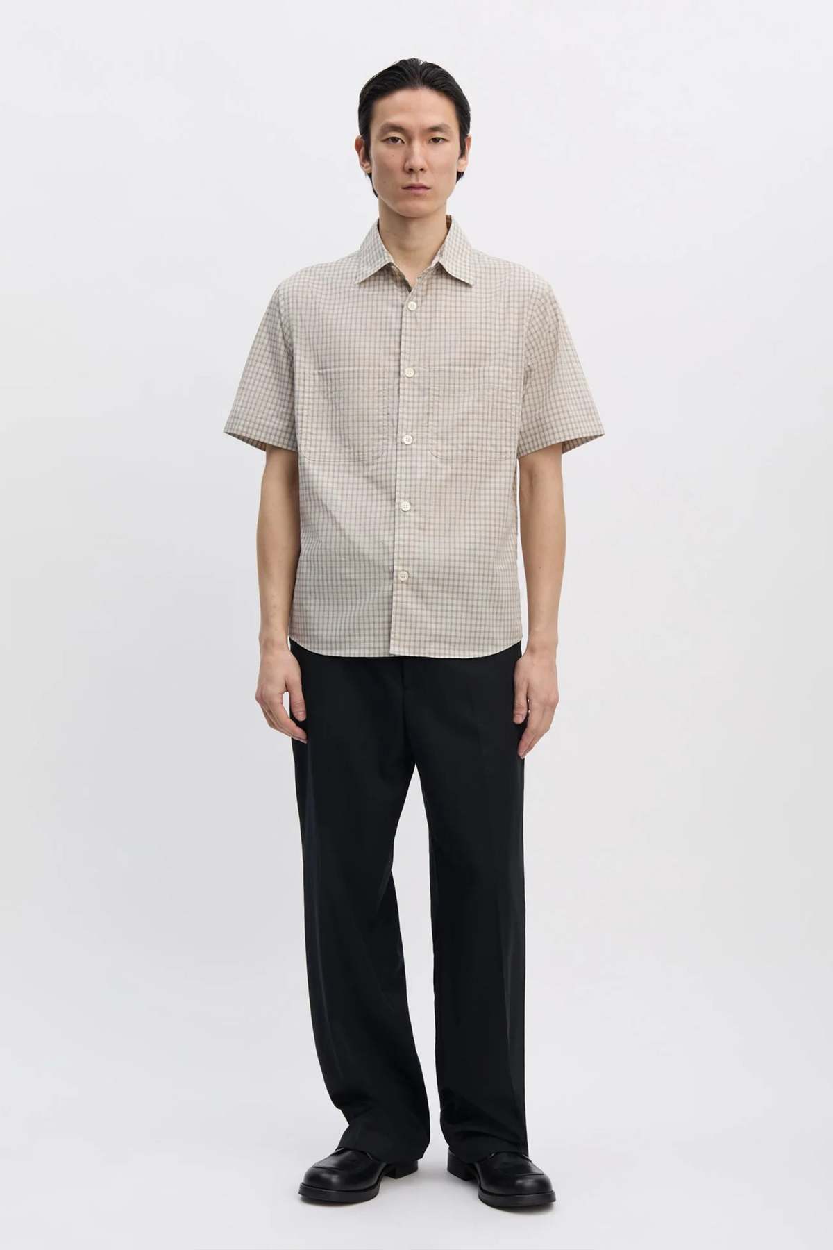 Another Aspect Another Shirt 4.1 JPN Shirt - Blue/White Check - Image 3 of 10