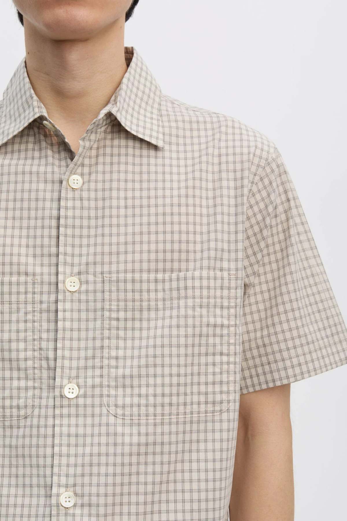 Another Aspect Another Shirt 4.1 JPN Shirt - Blue/White Check - Image 6 of 10