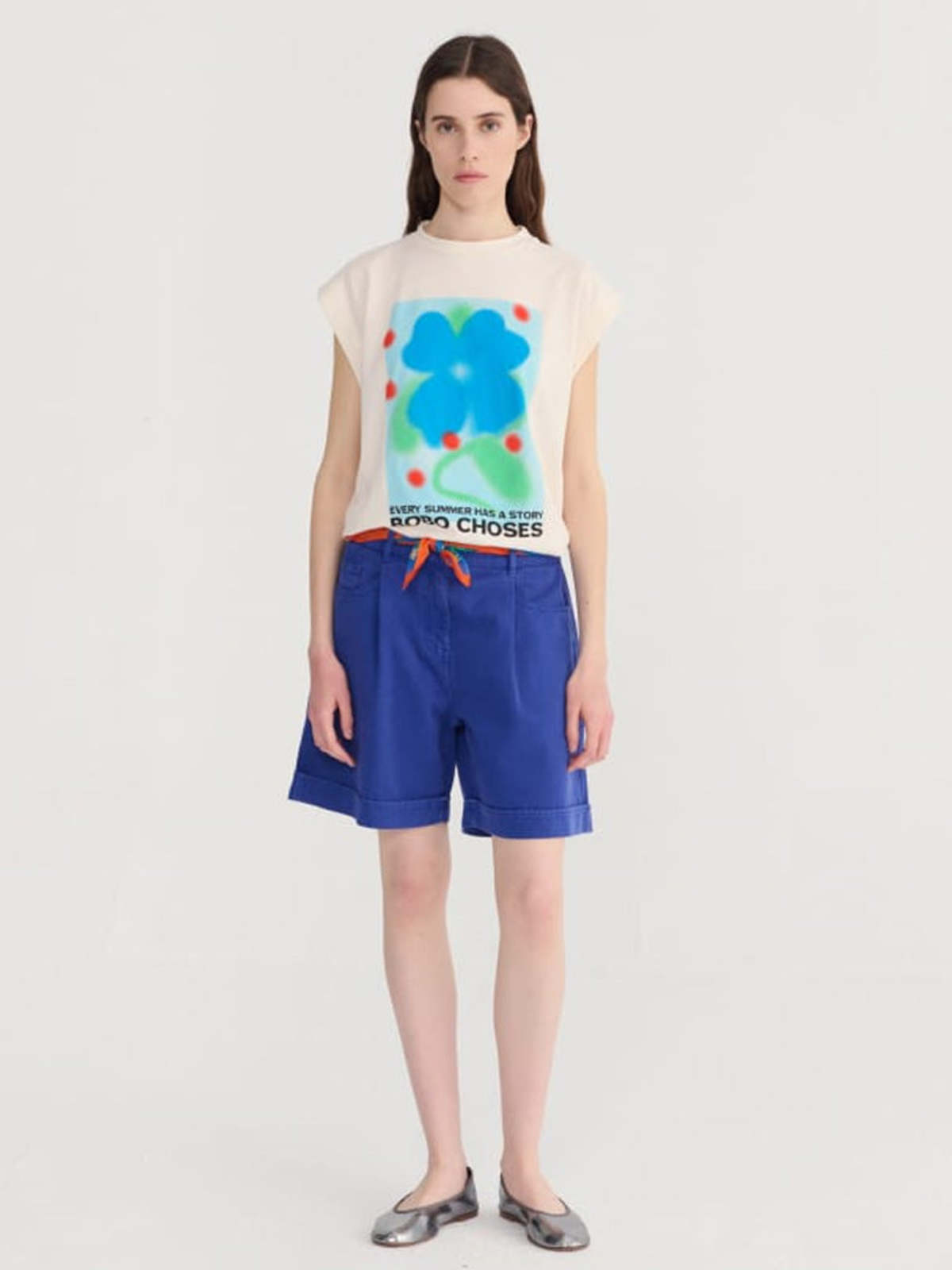 Bobo Choses Pleated Bermuda Shorts - Image 1 of 8