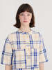 Bobo Choses Tartan Dress - Ecru Blue - Thumbnail 6