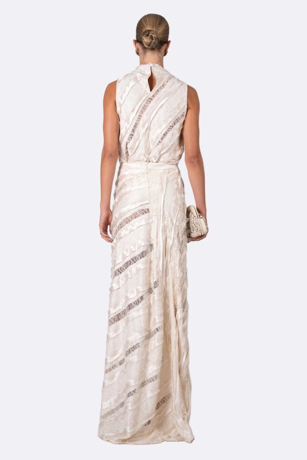 Nonchalant Label Elodie Maxi Skirt - Champagne