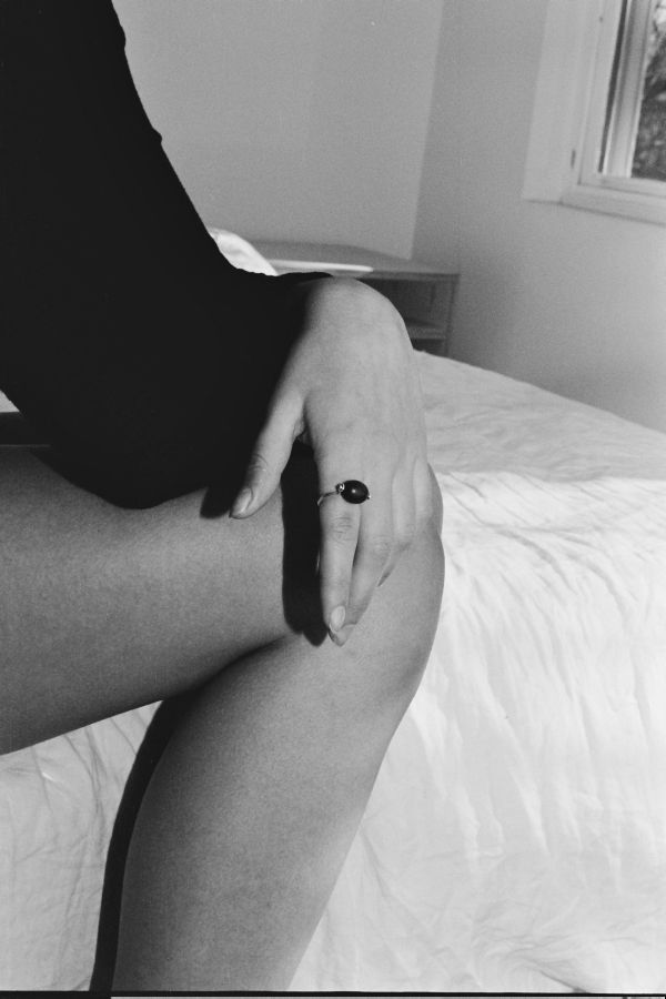 Annika Inez Small Stone Ellipse Ring