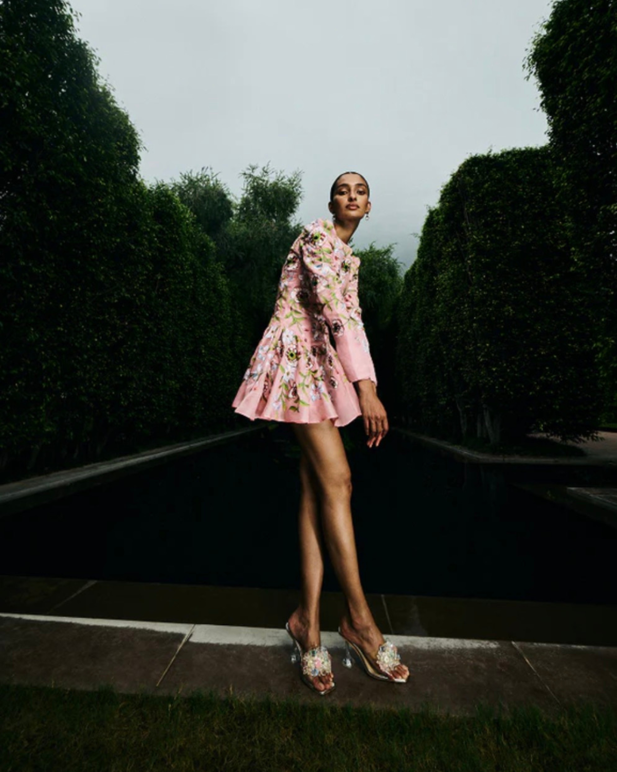 LA FUORI Lily Garden Dress - Pink - Image 3 of 6