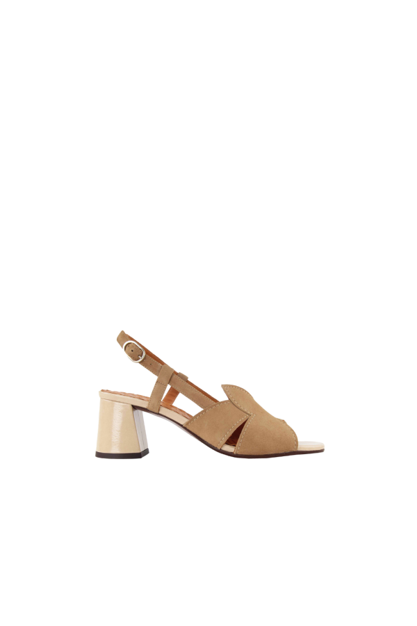 Chie Mihara Rutter Block Heel - Ante Sahara / Sucre Sand