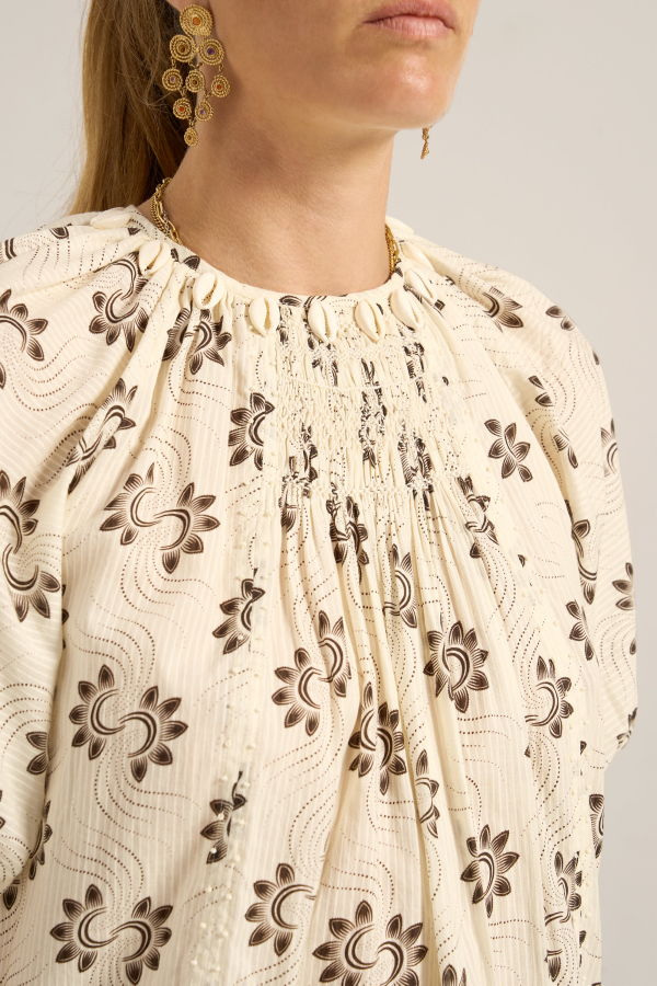 ILIO NEMA Moira Top - Shell Stripe