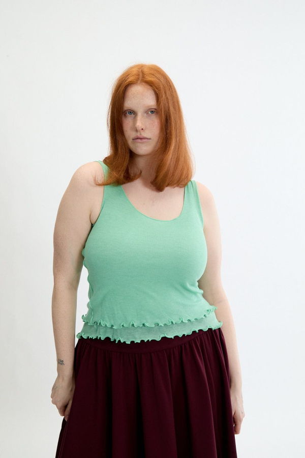 Eliza Faulkner Becca Tank Mint