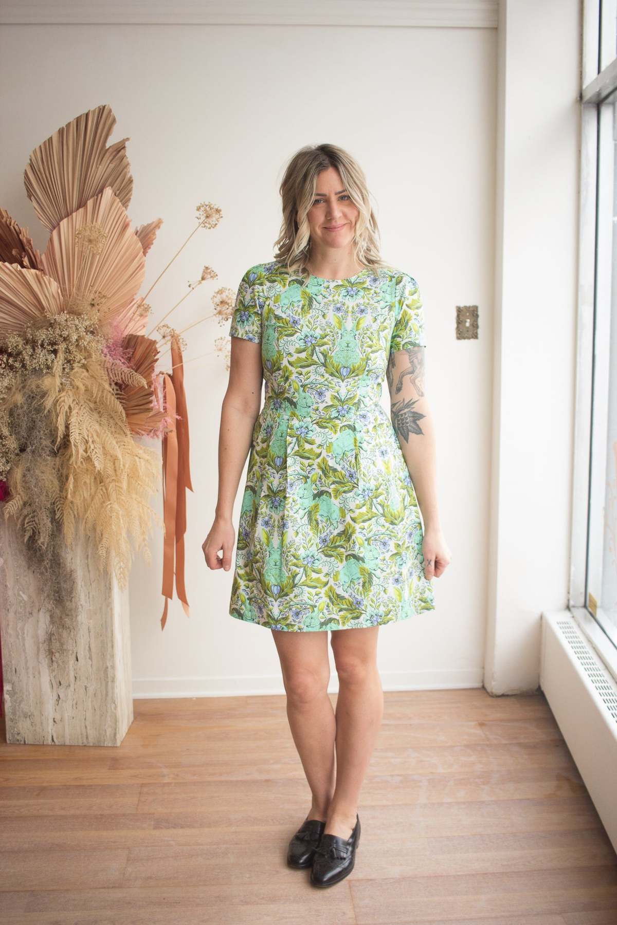 Birds of North America Engoulevent Dress (Bunny Rush) - Image 1 of 9