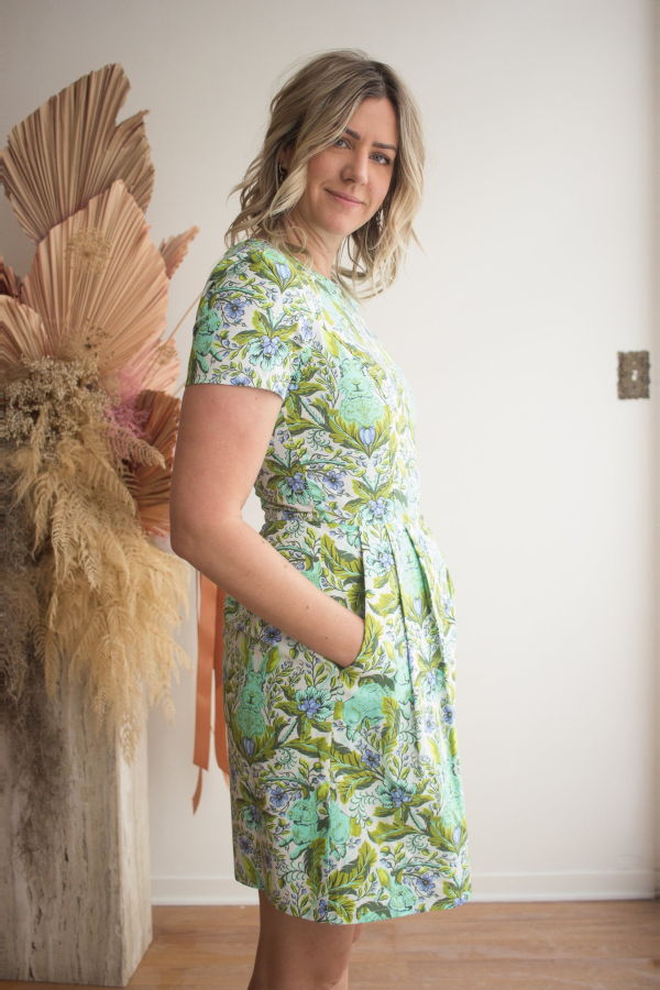 Birds of North America Engoulevent Dress (Bunny Rush)