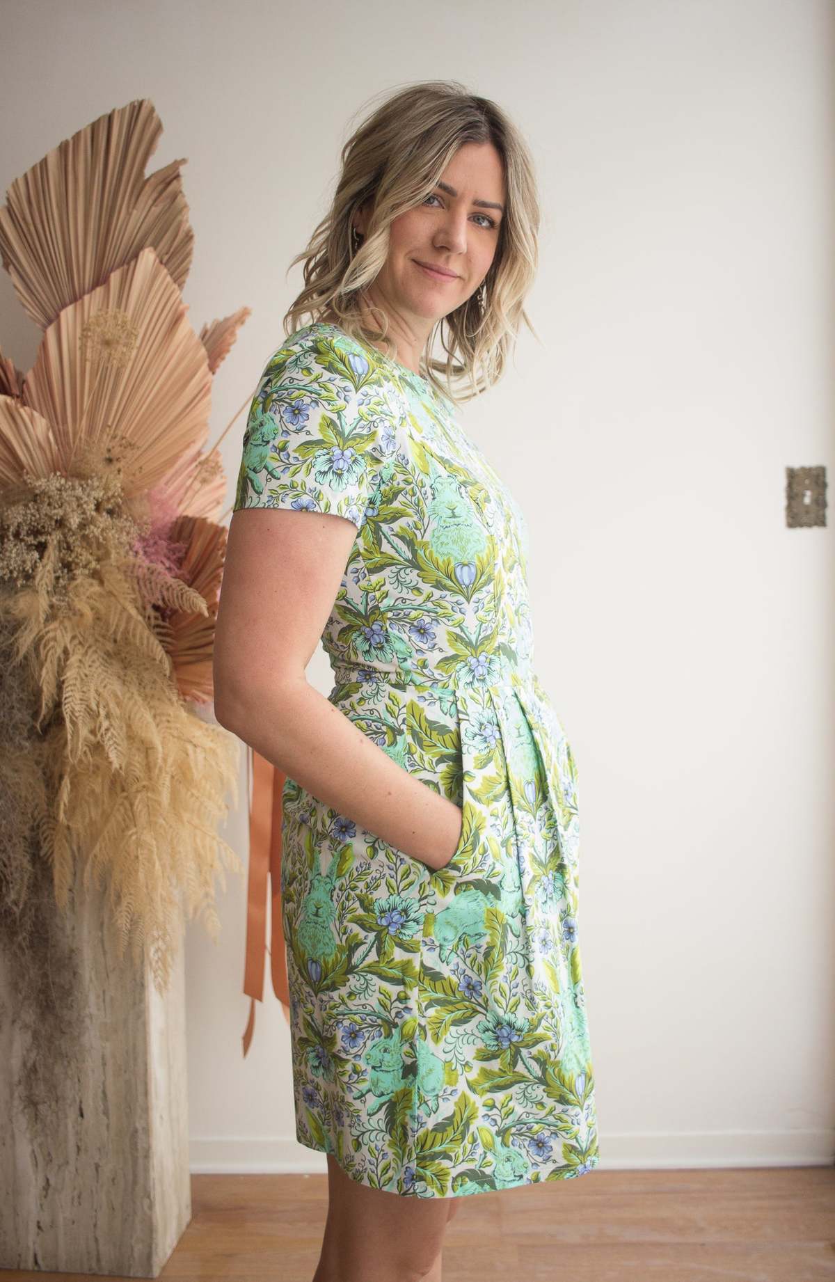 Birds of North America Engoulevent Dress (Bunny Rush) - Image 2 of 9