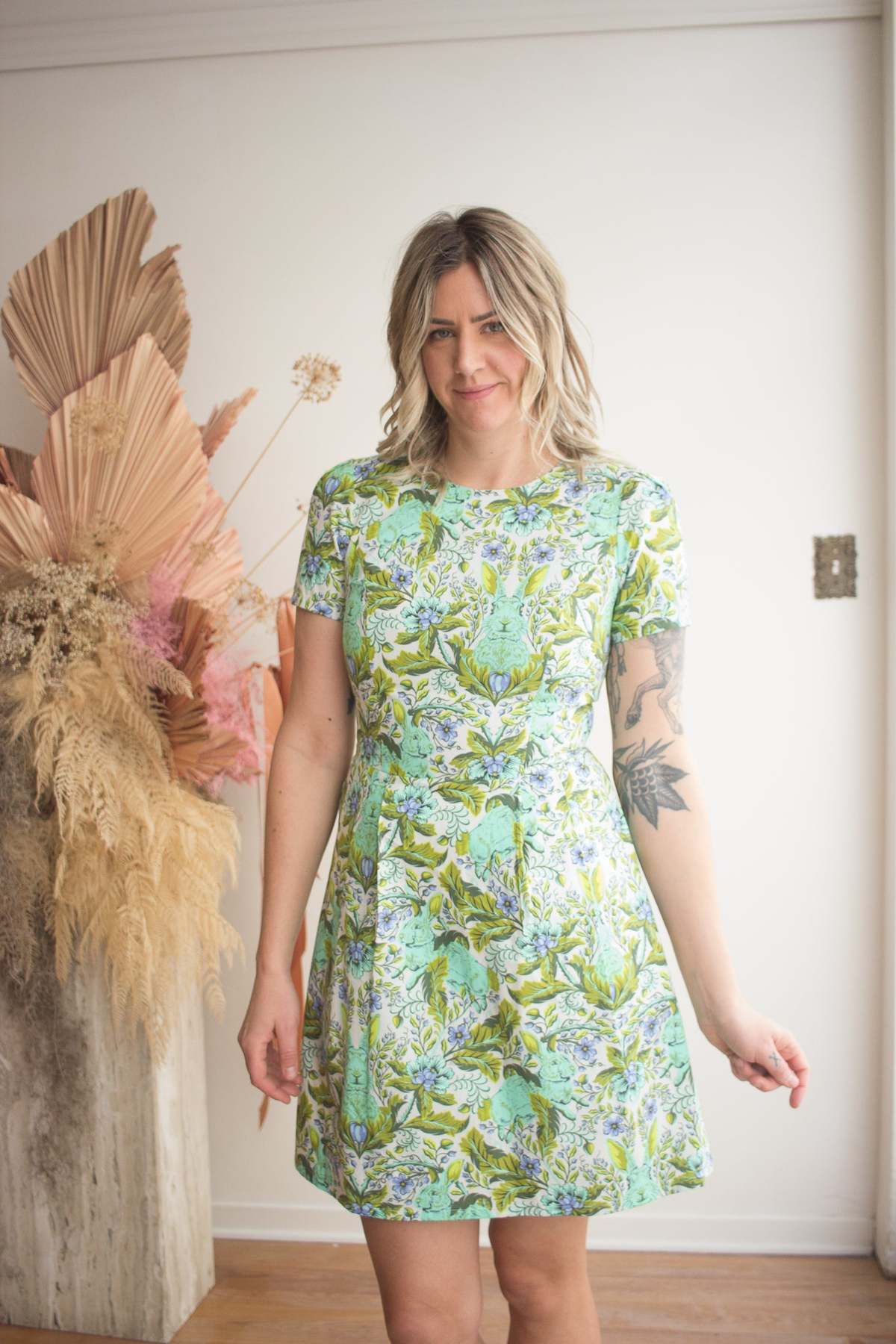 Birds of North America Engoulevent Dress (Bunny Rush) - Image 3 of 9