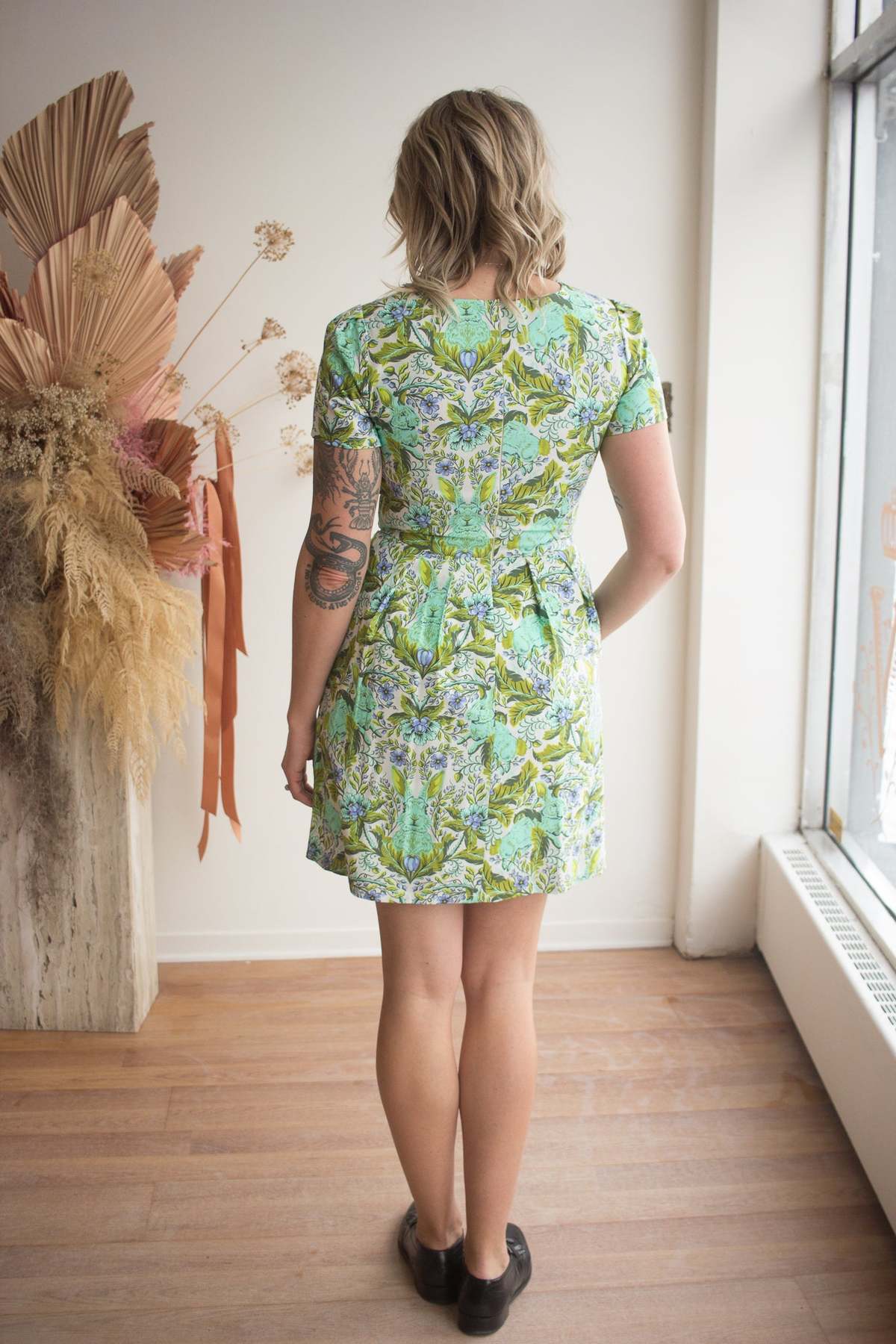 Birds of North America Engoulevent Dress (Bunny Rush) - Image 4 of 9