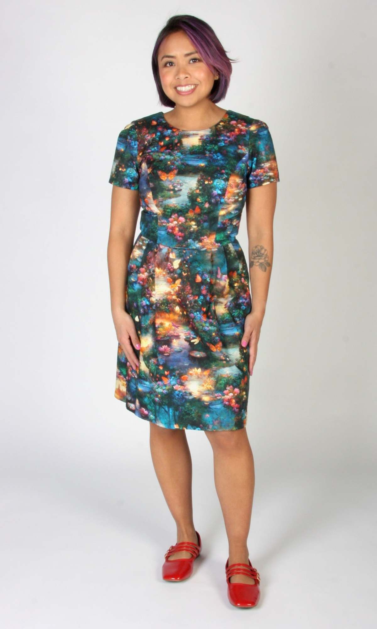 Birds of North America Engoulevent Dress - Image 7 of 9