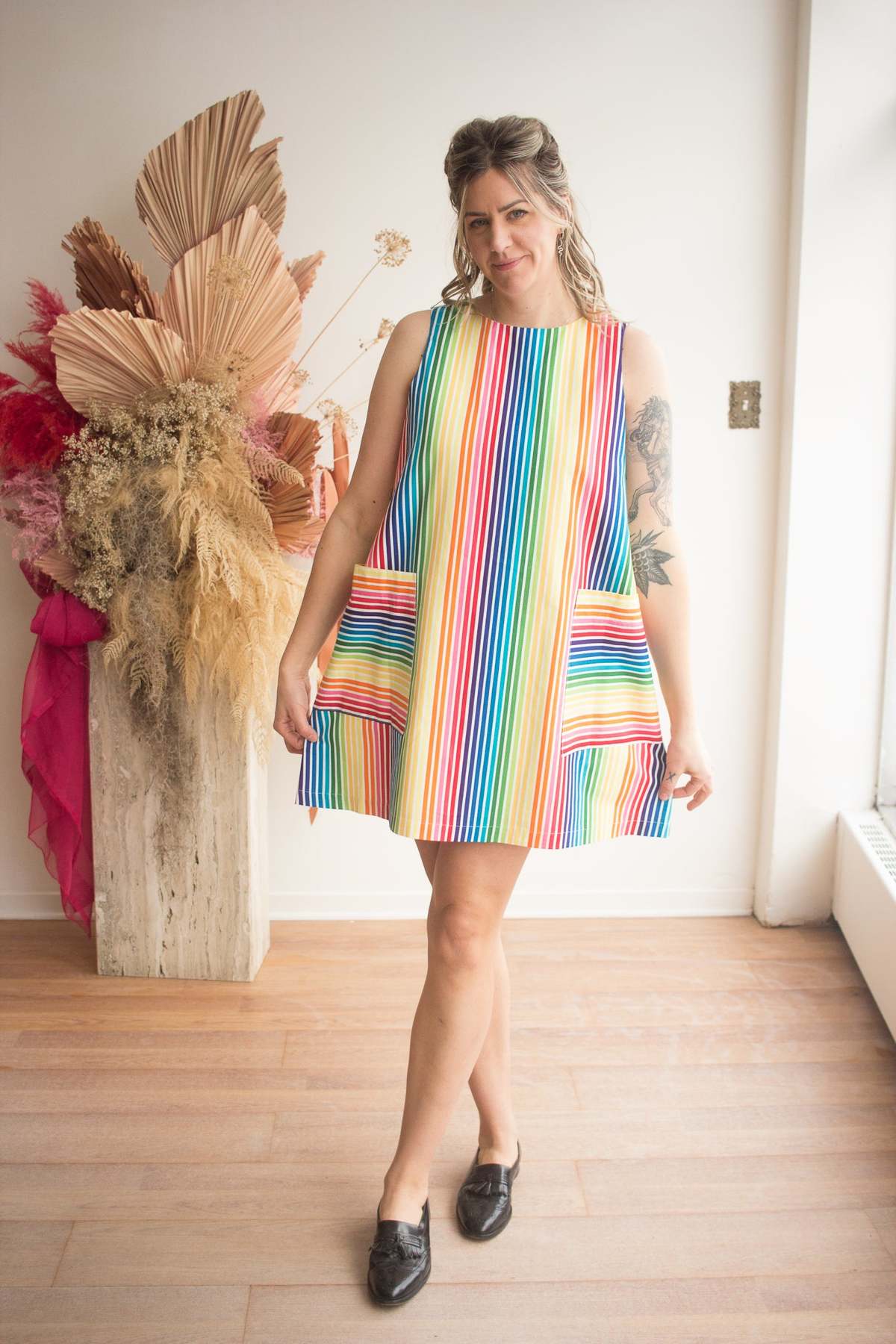 Birds of North America Redpoll Dress - Image 1 of 19