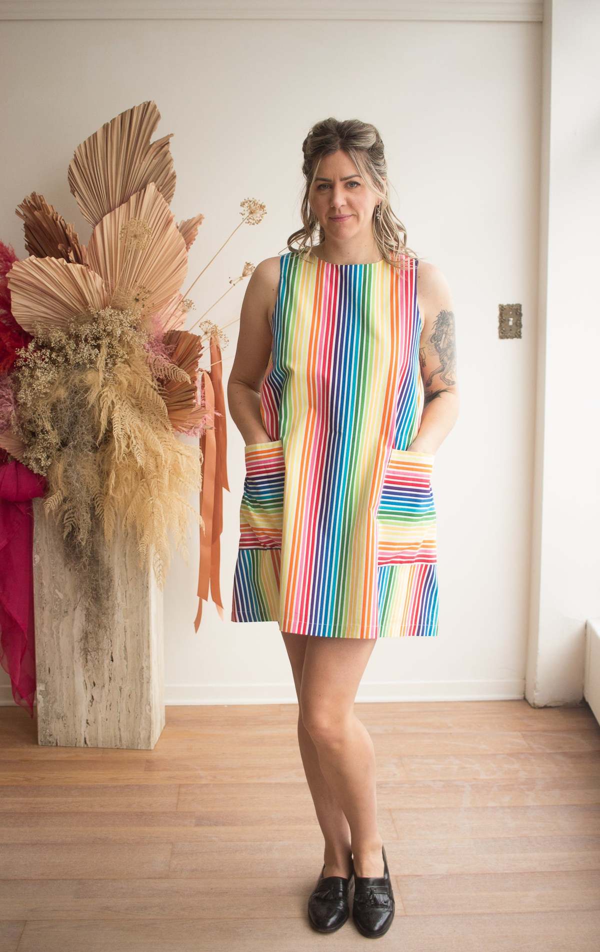 Birds of North America Redpoll Dress - Image 2 of 19