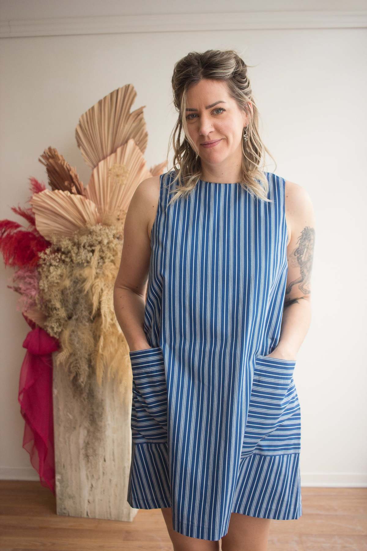 Birds of North America Redpoll Dress - Image 2 of 9