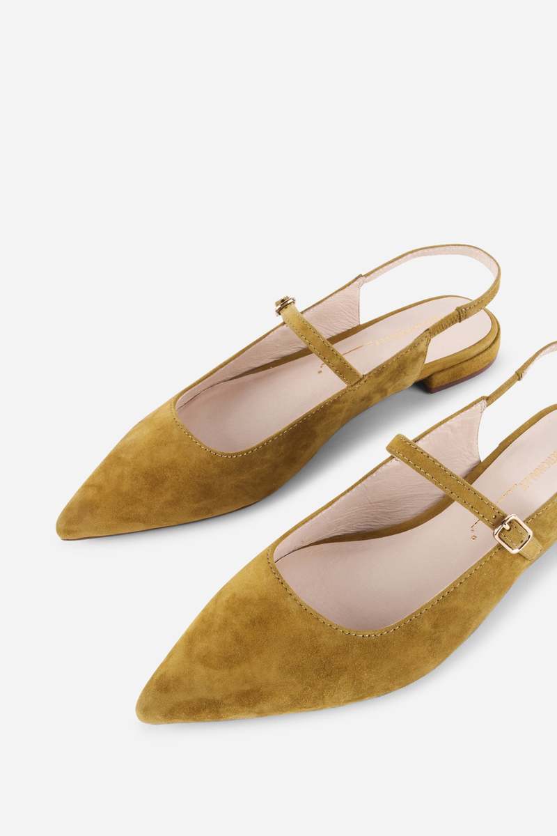 "INTENTIONALLY __________." Escape Slingback Flat