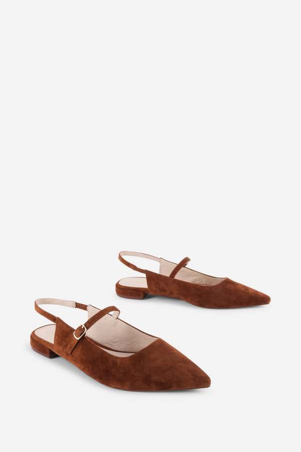 "INTENTIONALLY __________." Escape Slingback Flat