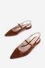 "INTENTIONALLY __________." Escape Slingback Flat - Thumbnail 9