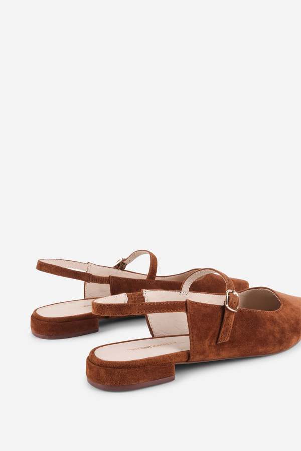 "INTENTIONALLY __________." Escape Slingback Flat