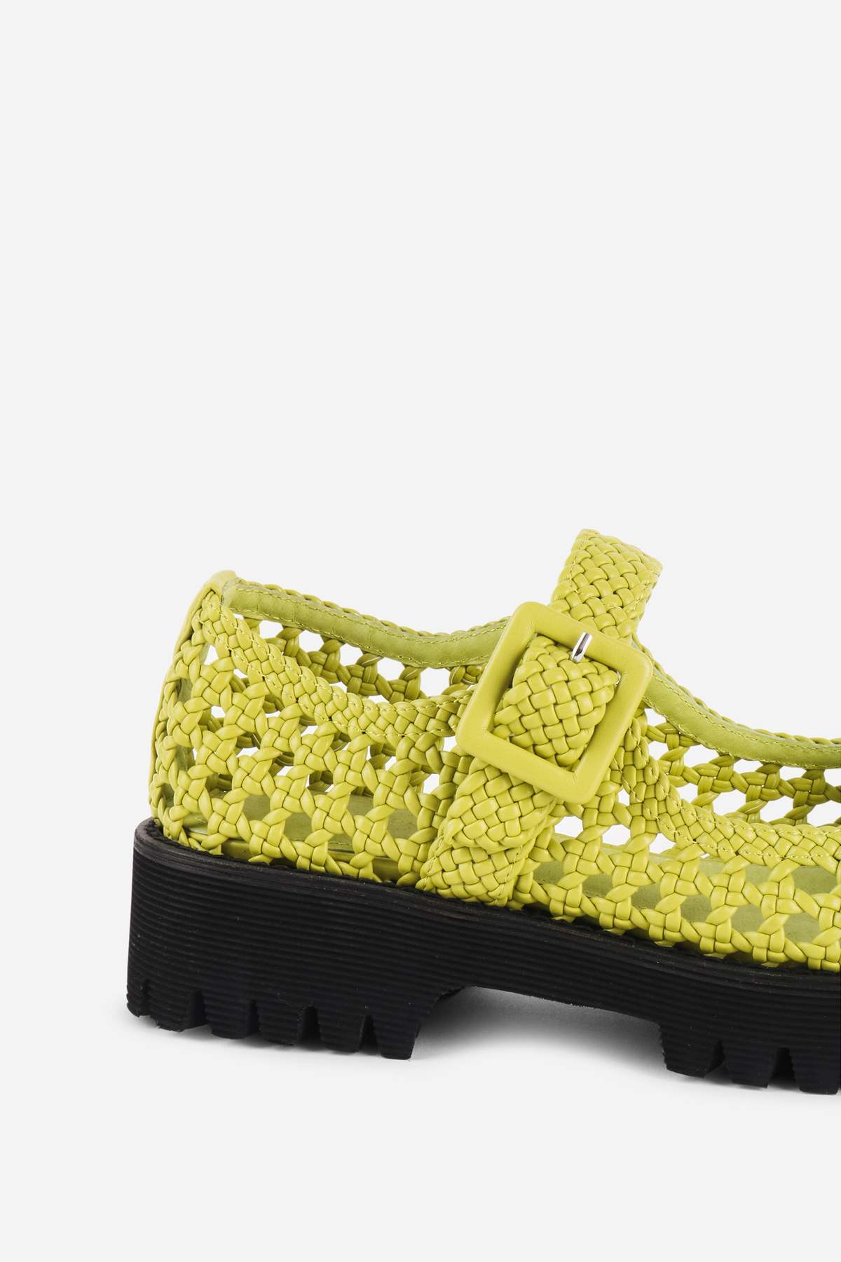 "INTENTIONALLY __________." Veronique Woven Mary Jane Flat - Image 5 of 17