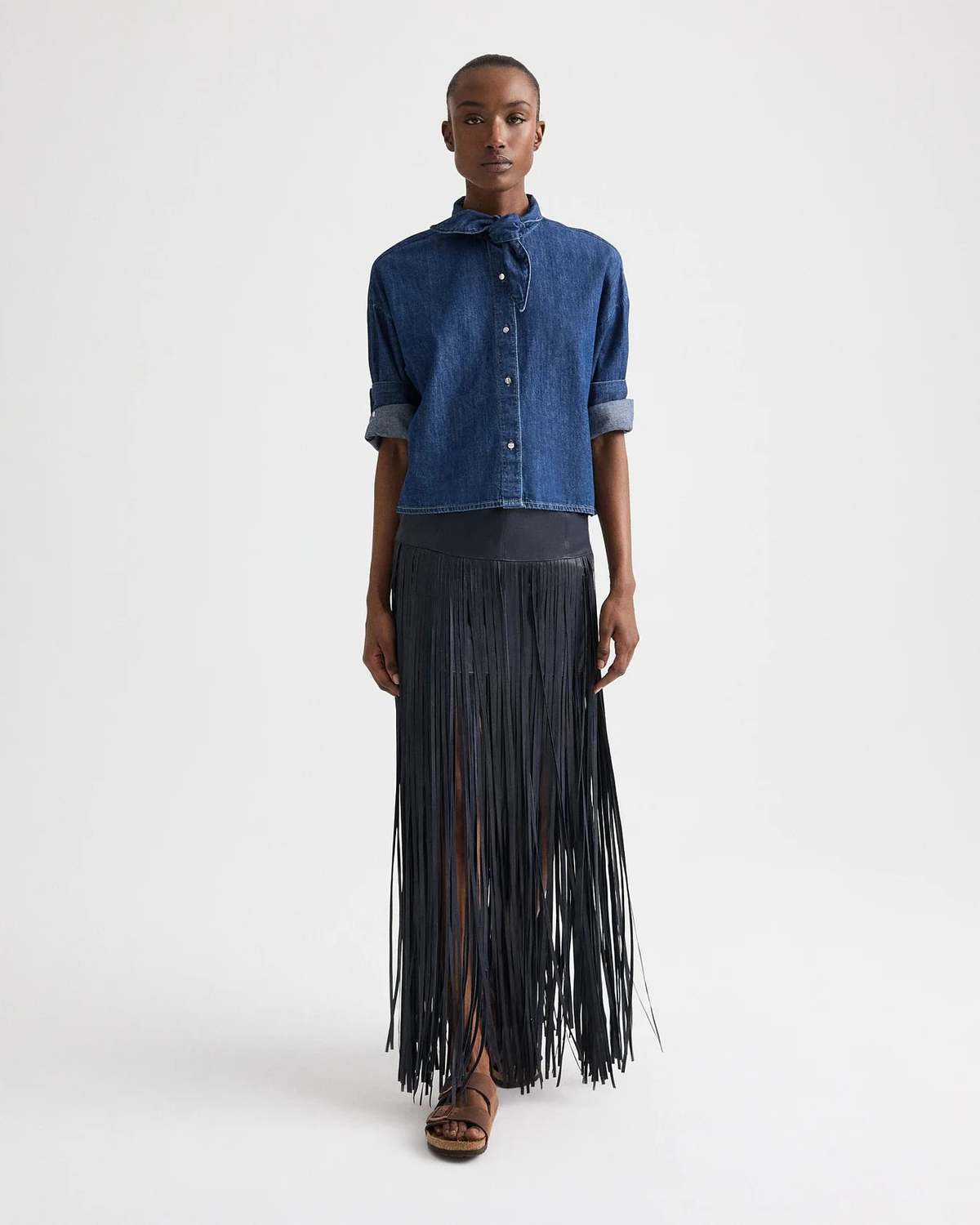 TWP Tie One On Superfine Cotton Shirt - Image 1 of 5