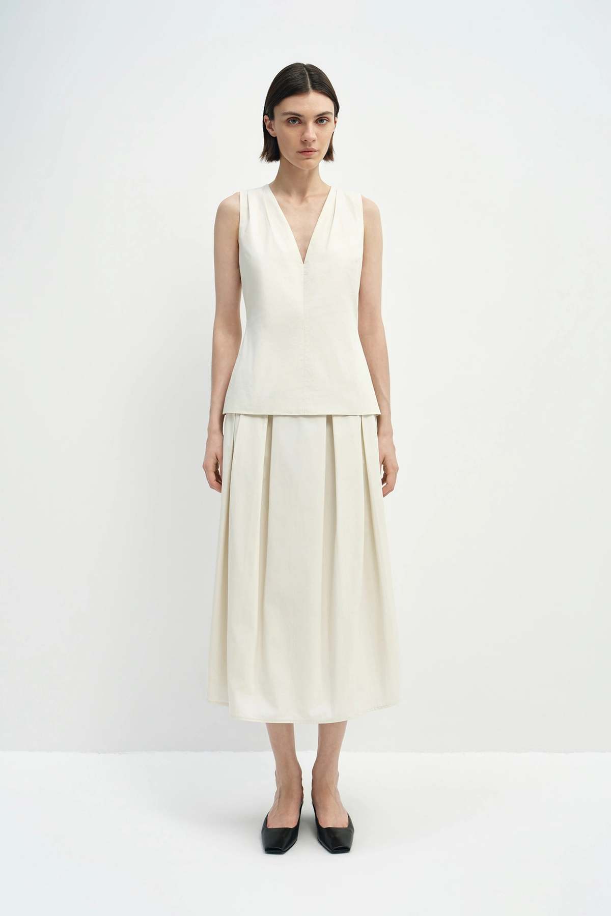 Sophie Rue Egret Sora Skirt - Image 2 of 8