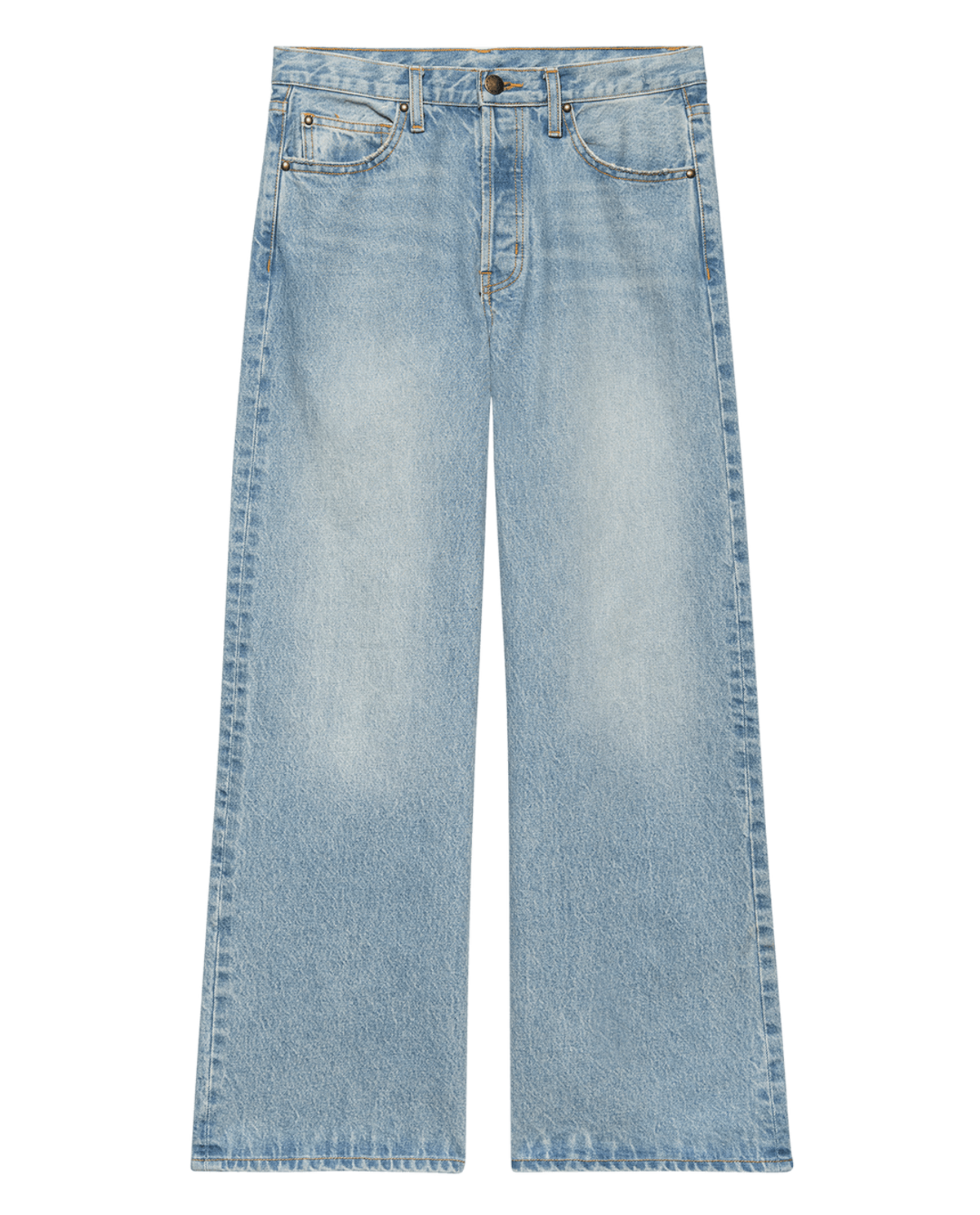 The Great. The Slouch Wide Leg Jeans - Tidal Wash - Image 6 of 6