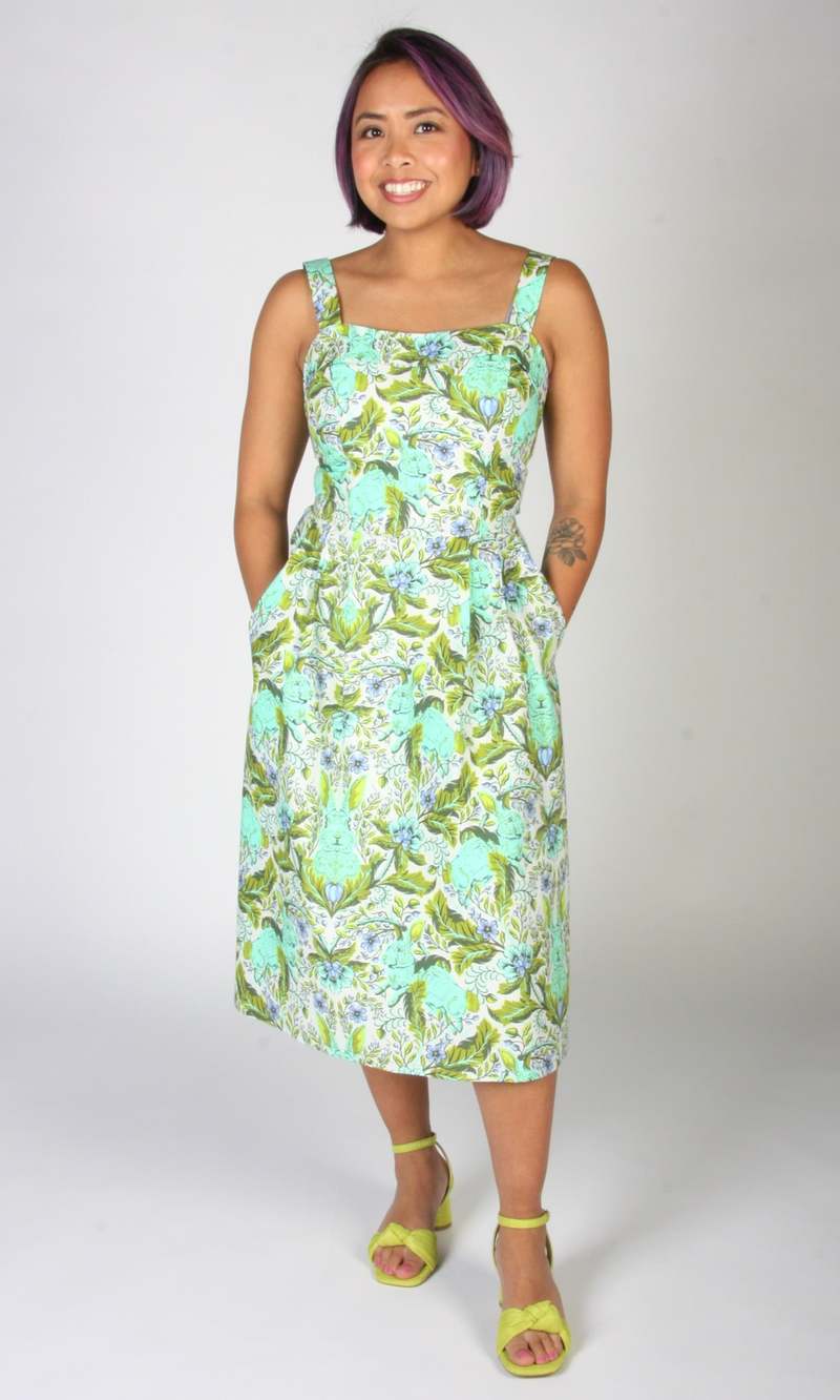 Birds of North America Courlis Dress - Bunny Rush