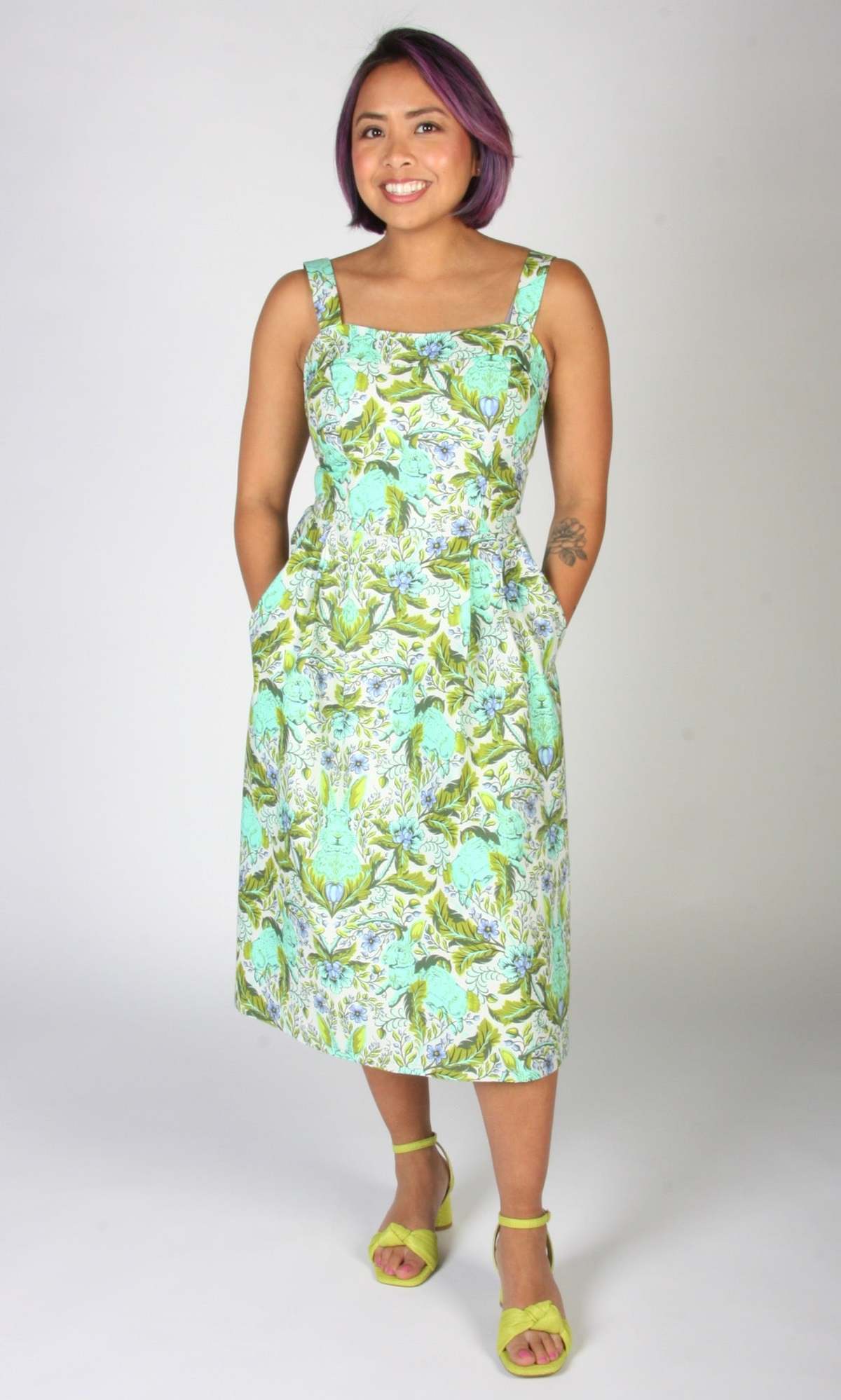 Birds of North America Courlis Dress - Bunny Rush - Image 3 of 11