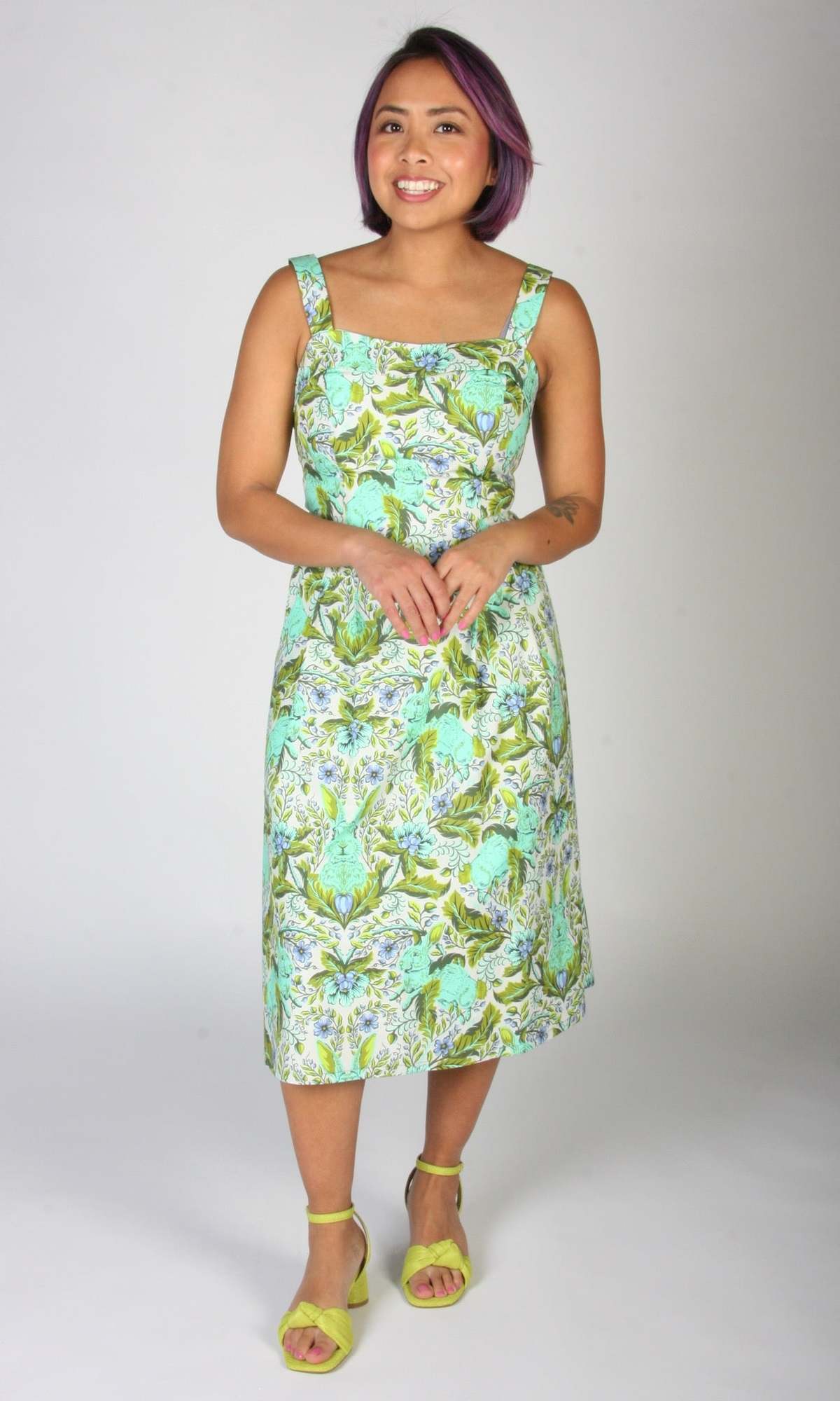 Birds of North America Courlis Dress - Bunny Rush - Image 6 of 11