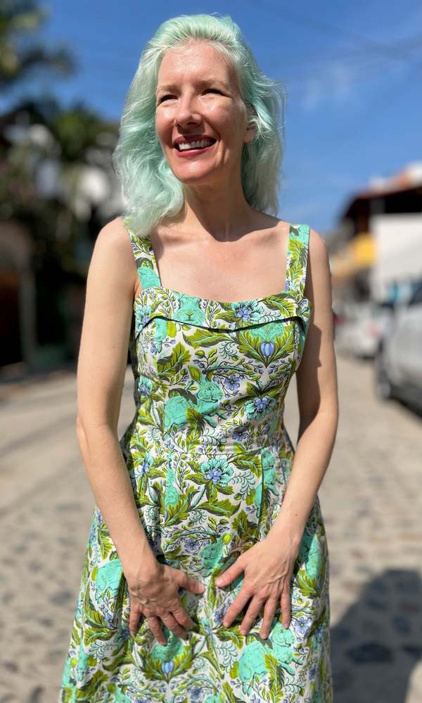 Birds of North America Courlis Dress - Bunny Rush