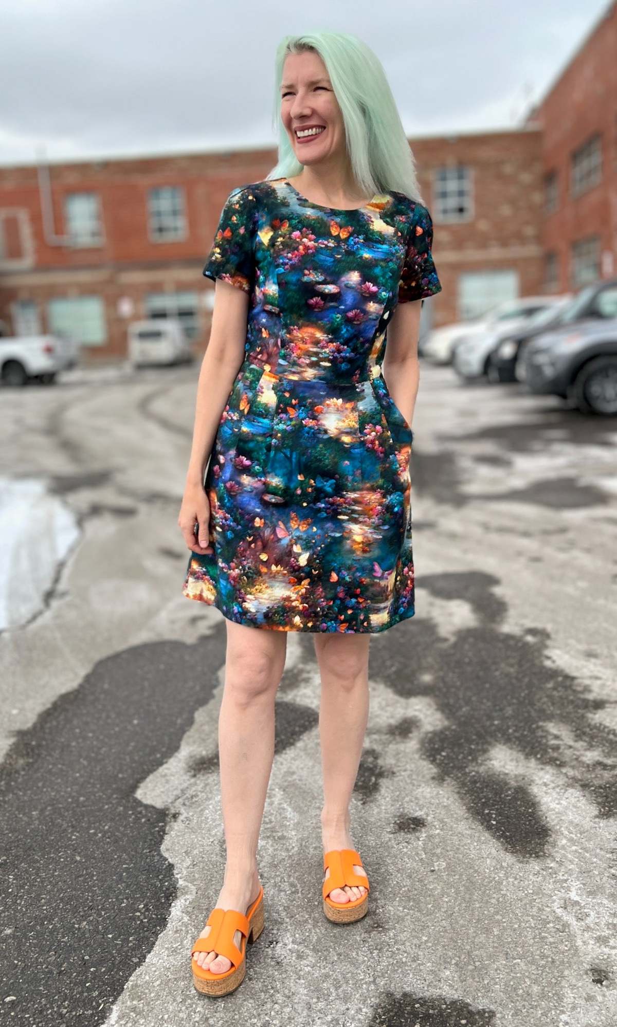 Birds of North America Engoulevent Dress - Image 7 of 10