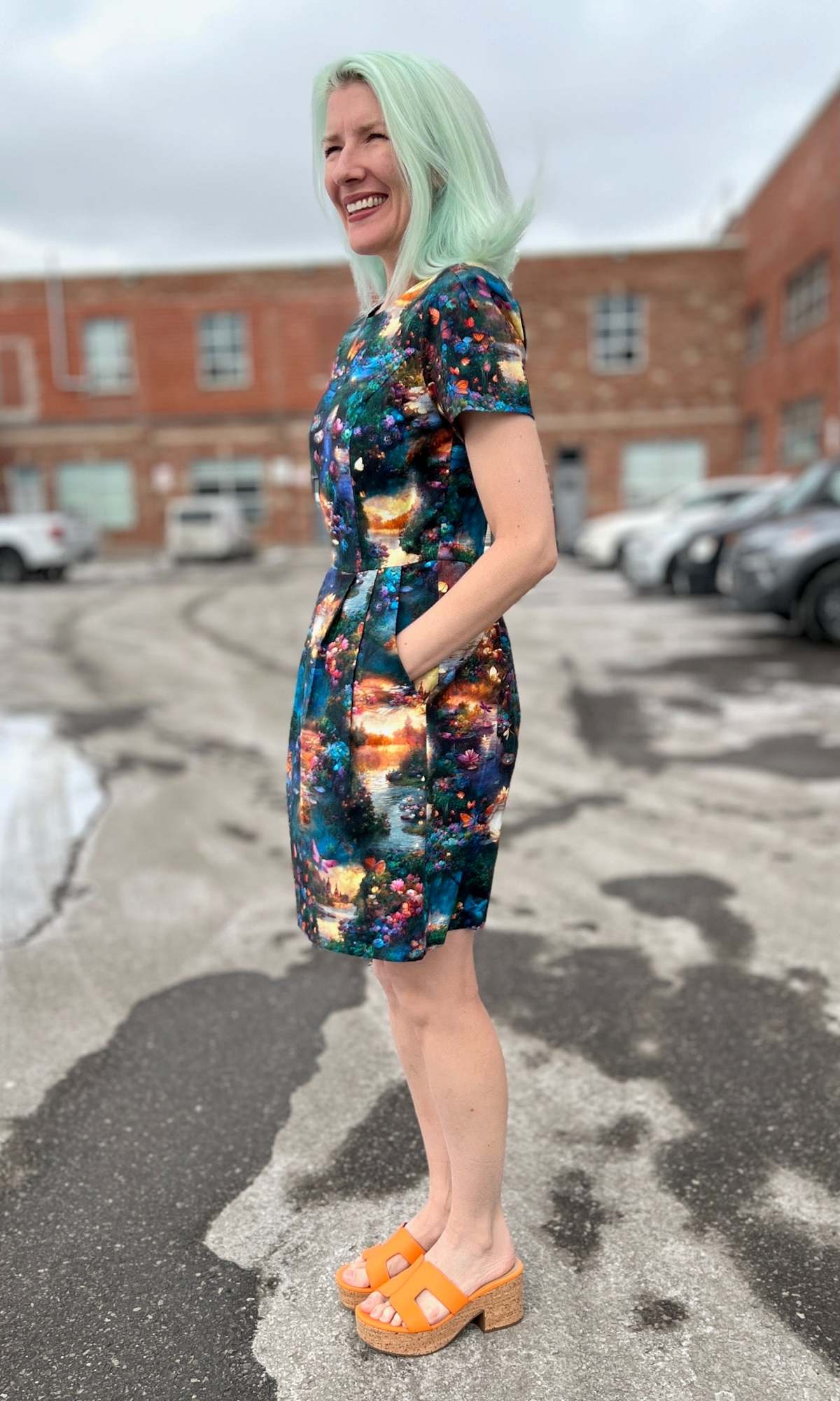 Birds of North America Engoulevent Dress - Image 9 of 10