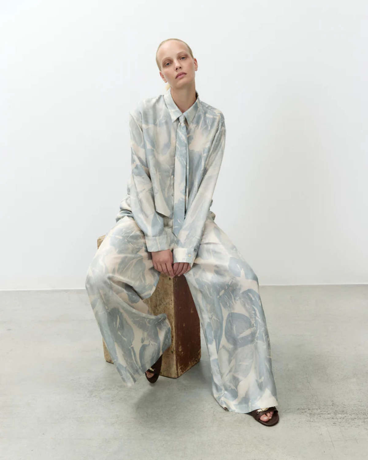 Alysi Brushed Print Shirt - Image 3 of 4