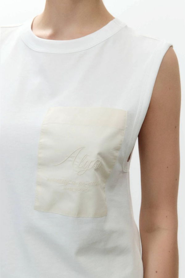 Alysi Embroidered Tank Top