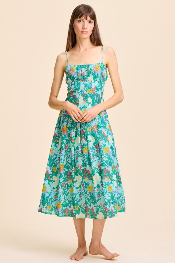 Mille Tully Dress - Swedish Gardens