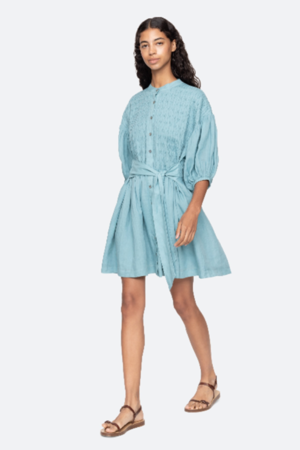 Sea NY Violet Belted Mini Dress