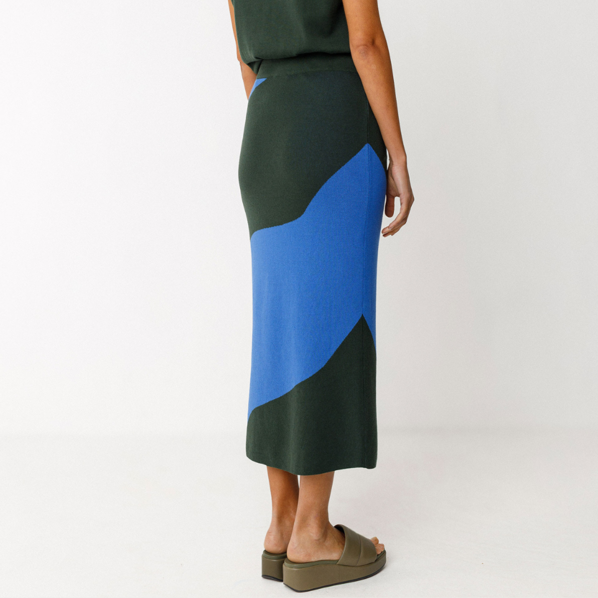 SKFK Noelia Skirt - Blue - Image 2 of 4