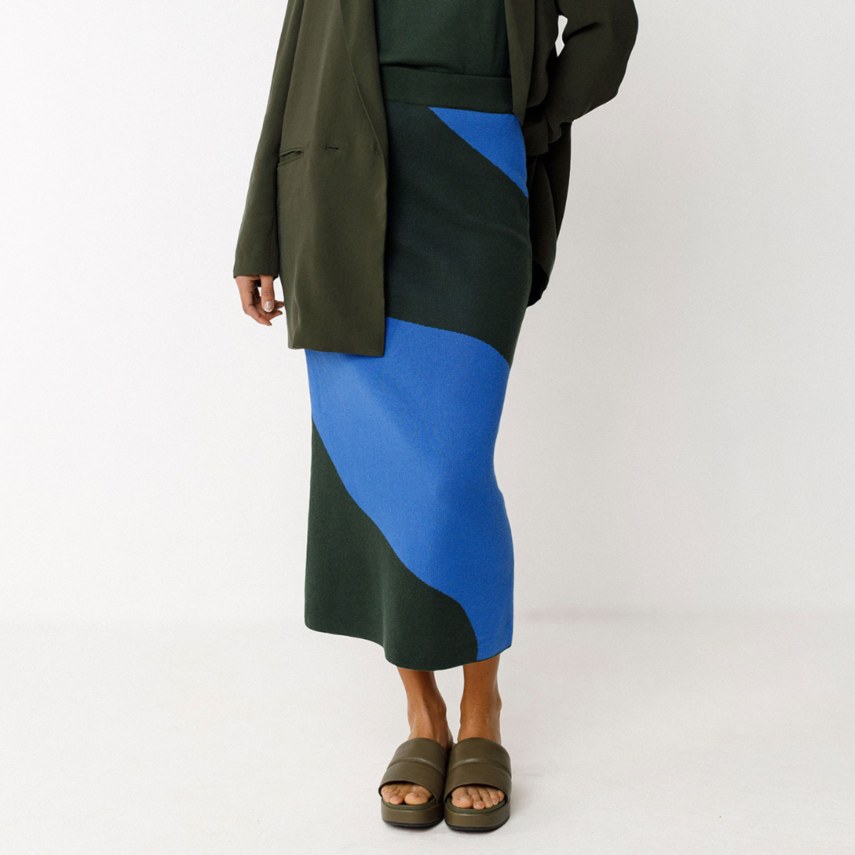 SKFK Noelia Skirt - Blue - Image 4 of 4