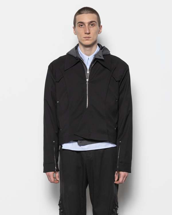 Kiko Kostadinov Kraner Cropped Blouson Jacket