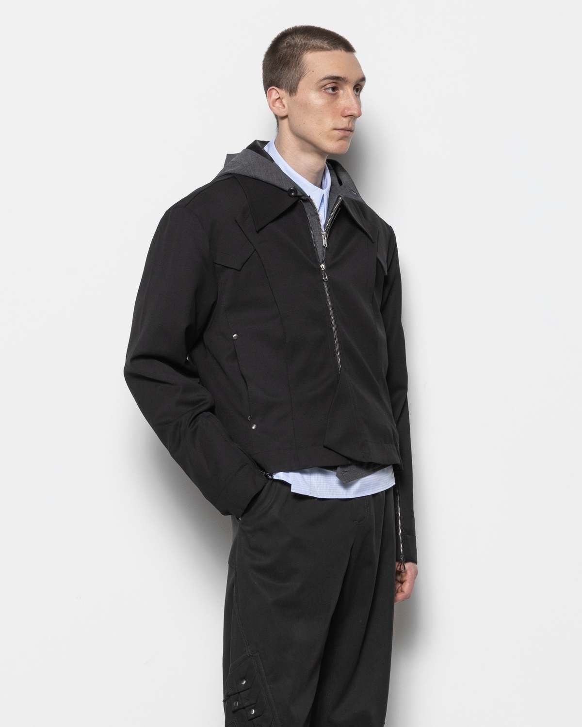 Kiko Kostadinov Kraner Cropped Blouson Jacket - Image 2 of 5