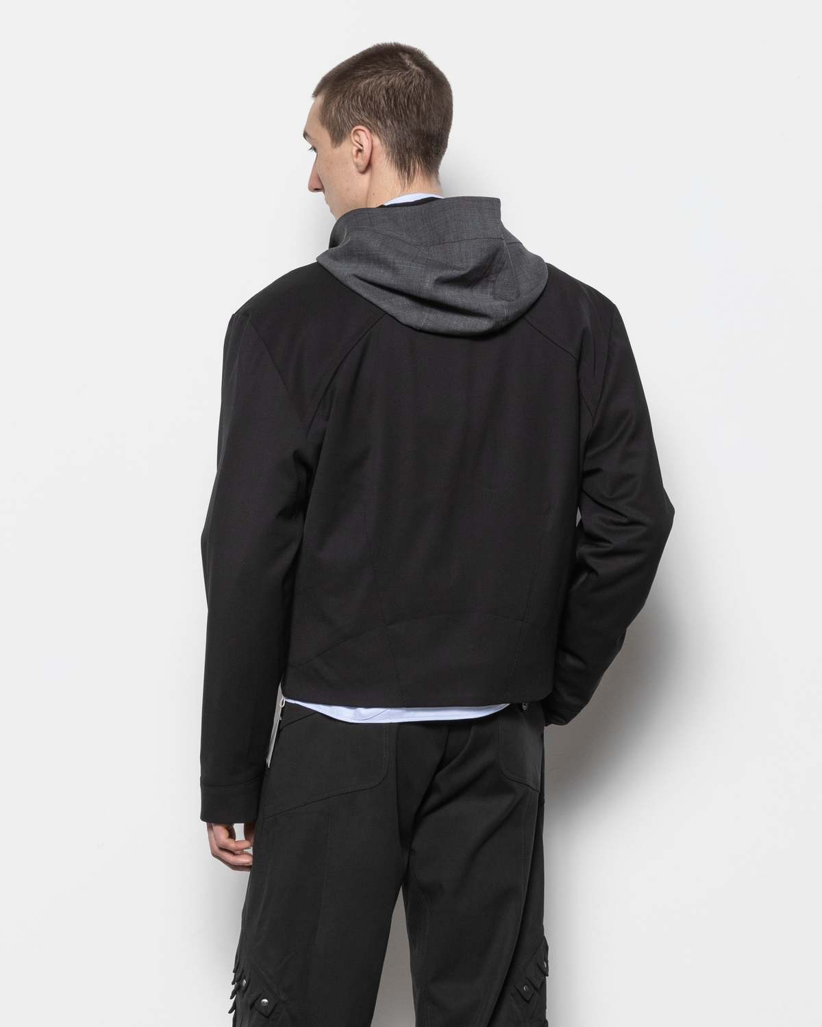 Kiko Kostadinov Kraner Cropped Blouson Jacket - Image 3 of 5