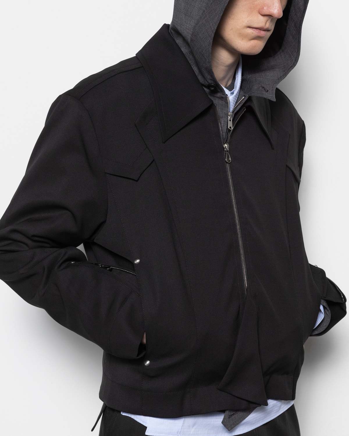 Kiko Kostadinov Kraner Cropped Blouson Jacket - Image 5 of 5