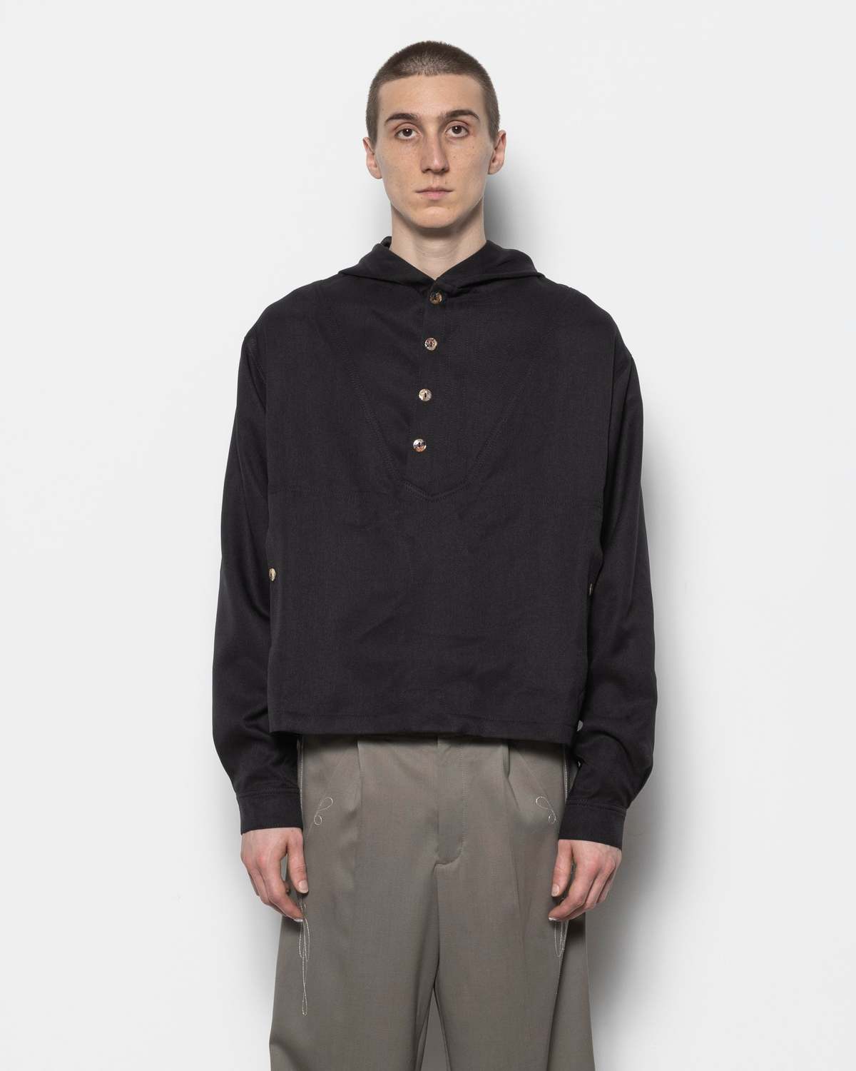 kiko kostadinov Slatina Hooded Top Long-Sleeve Top - Image 1 of 6
