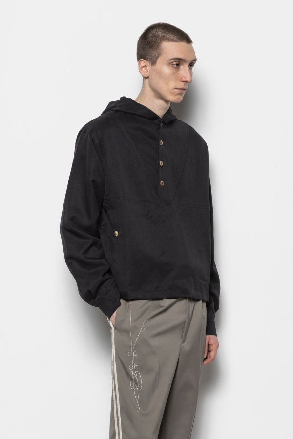 kiko kostadinov Slatina Hooded Top Long-Sleeve Top