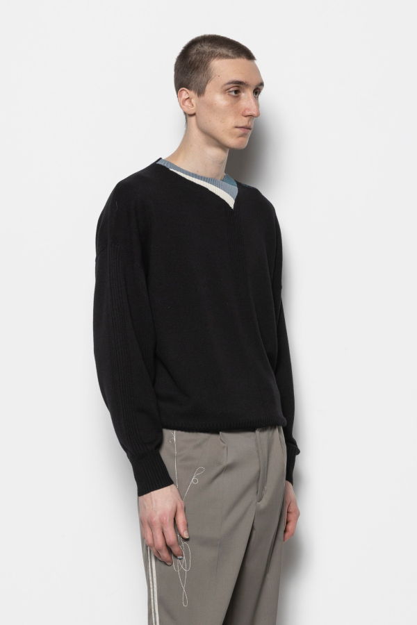 kiko kostadinov Vig Multi Collar Sweater