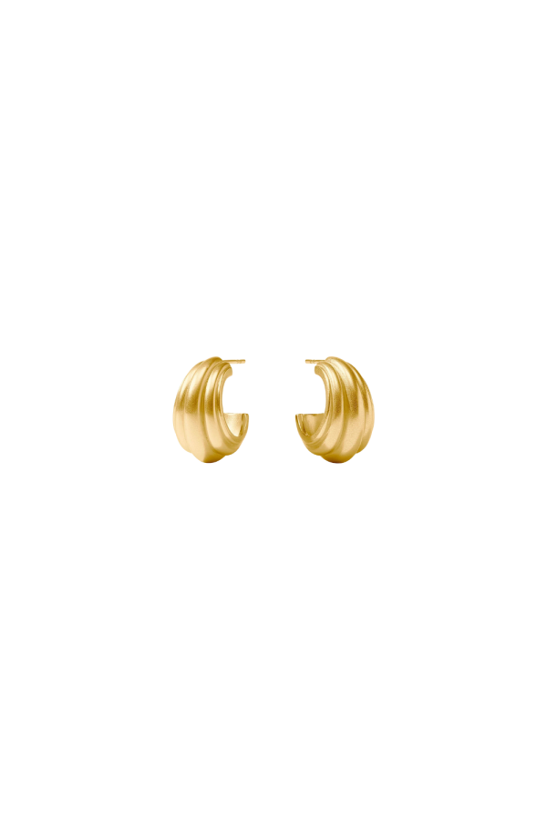 Julie Vos Portofino Statement Hoop Earrings - Gold